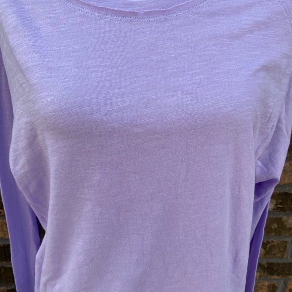 NWT Free People We the Free Arden Cotton tee Shirt Elven Lily Purple NEW. - Picture 4 of 6